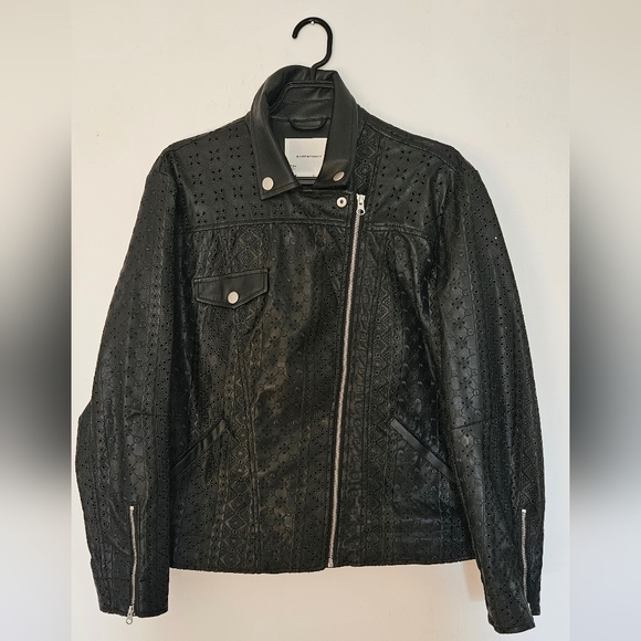 Anthropologie Leather Jacket NEW - Picture 3 of 7